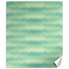 Light Green Turquoise Ikat Pattern Canvas 20  X 24  by SpinnyChairDesigns