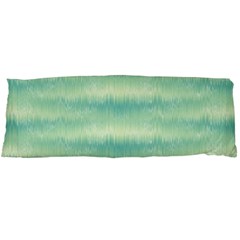 Light Green Turquoise Ikat Pattern Body Pillow Case (dakimakura) by SpinnyChairDesigns