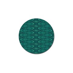 Teal Ikat Pattern Golf Ball Marker (10 Pack) by SpinnyChairDesigns