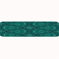 Teal Ikat Pattern Large Bar Mats by SpinnyChairDesigns