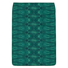 Teal Ikat Pattern Removable Flap Cover (l) by SpinnyChairDesigns