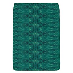 Teal Ikat Pattern Removable Flap Cover (s) by SpinnyChairDesigns