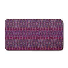 Red Blue Ikat Pattern Medium Bar Mats by SpinnyChairDesigns