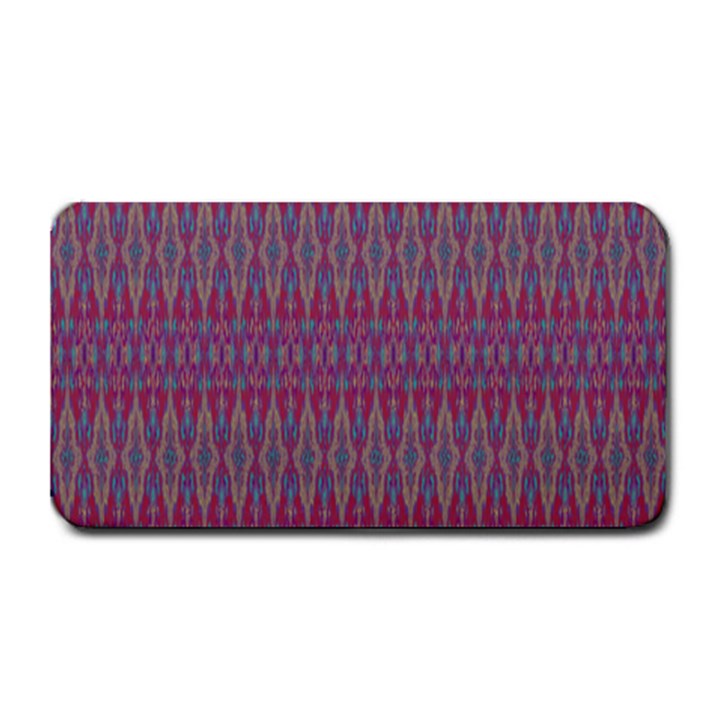 Red Blue Ikat Pattern Medium Bar Mats