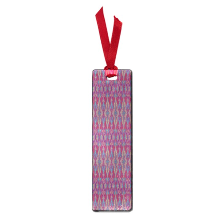 Red Blue Ikat Pattern Small Book Marks