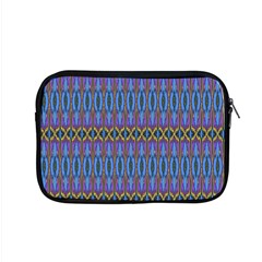 Purple Blue Ikat Stripes Apple Macbook Pro 15  Zipper Case by SpinnyChairDesigns