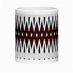 Brown and White Ikat Morph Mugs Center