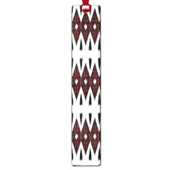 Brown And White Ikat Large Book Marks by SpinnyChairDesigns