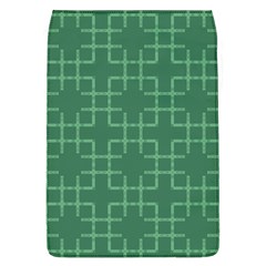 Dark Mint Green Geometric Removable Flap Cover (l) by SpinnyChairDesigns