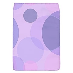 Purple Large Print Polka Dota Removable Flap Cover (l) by SpinnyChairDesigns