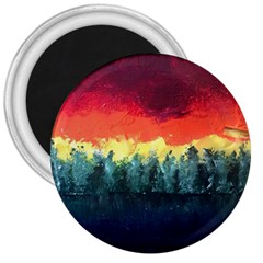 Rainbow Landscape 3  Magnets