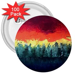 Rainbow Landscape 3  Buttons (100 Pack)  by robinyukiko