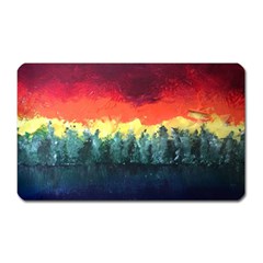 Rainbow Landscape Magnet (rectangular) by robinyukiko