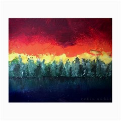 Rainbow Landscape Small Glasses Cloth