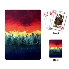 Rainbow Landscape Playing Cards Single Design (rectangle) by robinyukiko