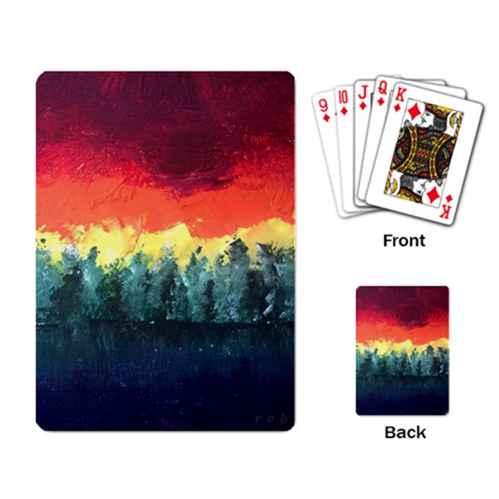 Rainbow Landscape Playing Cards Single Design (Rectangle)