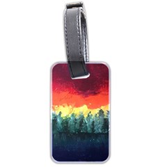 Rainbow Landscape Luggage Tag (two Sides) by robinyukiko