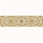 Ecru and Brown Intricate Pattern Large Bar Mats 32 x8.5  Bar Mat