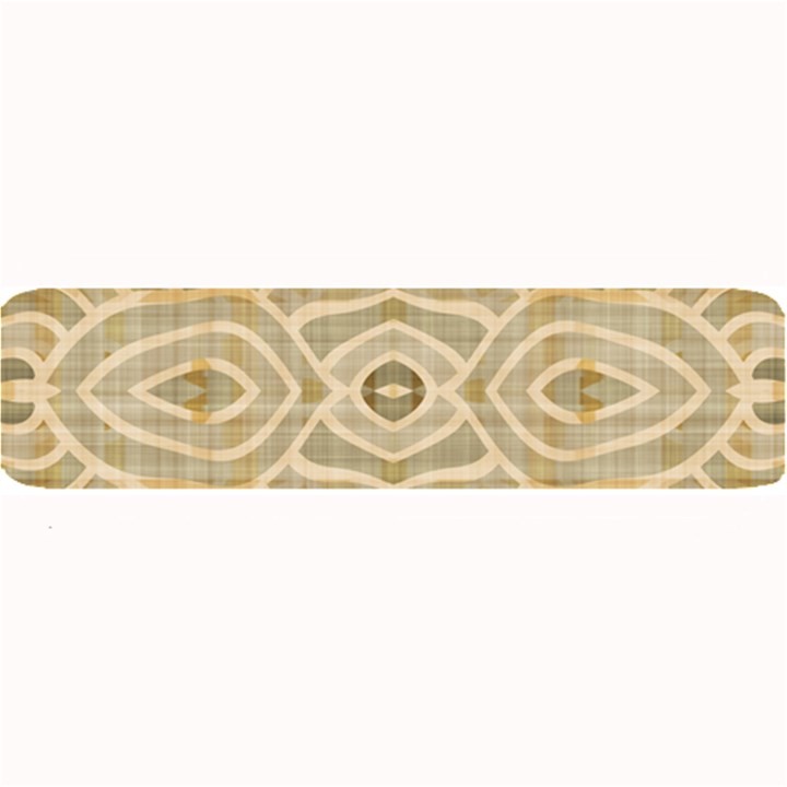 Ecru and Brown Intricate Pattern Large Bar Mats