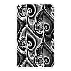 Abstract Black And White Swirls Spirals Memory Card Reader (rectangular) by SpinnyChairDesigns