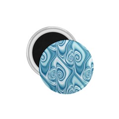 Abstract Blue White Spirals Swirls 1 75  Magnets by SpinnyChairDesigns