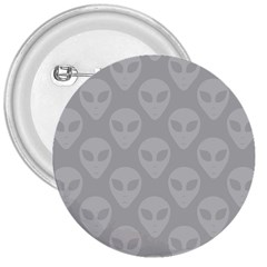 Grey Aliens Ufo 3  Buttons by SpinnyChairDesigns