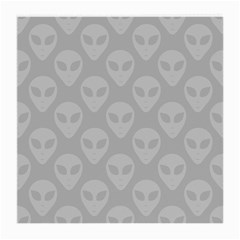 Grey Aliens Ufo Medium Glasses Cloth by SpinnyChairDesigns