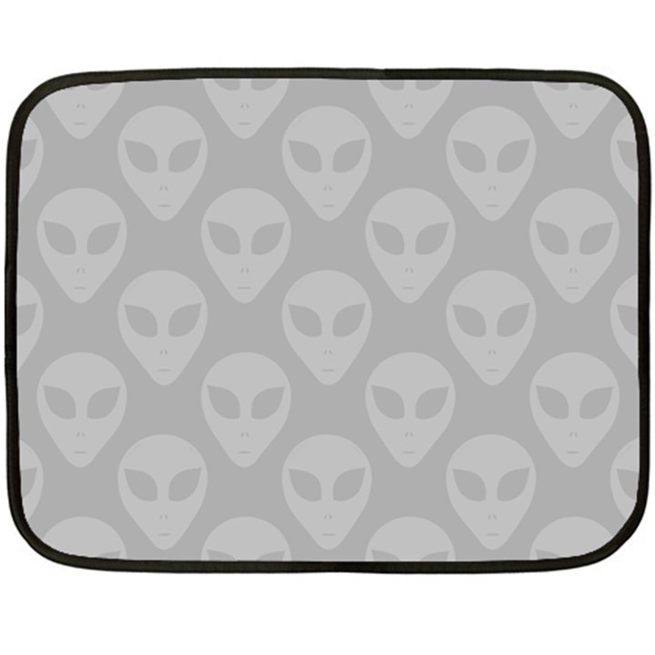 Grey Aliens UFO Fleece Blanket (Mini)