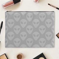 Grey Aliens Ufo Cosmetic Bag (xl) by SpinnyChairDesigns