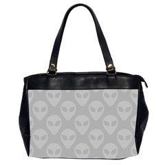 Grey Aliens Ufo Oversize Office Handbag (2 Sides) by SpinnyChairDesigns