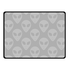 Grey Aliens Ufo Fleece Blanket (small) by SpinnyChairDesigns