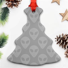 Grey Aliens Ufo Ornament (christmas Tree)  by SpinnyChairDesigns