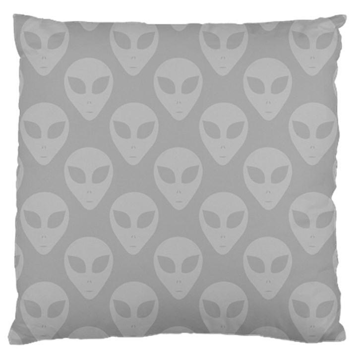 Grey Aliens UFO Large Cushion Case (One Side)