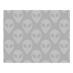 Grey Aliens Ufo Double Sided Flano Blanket (large)  by SpinnyChairDesigns