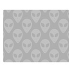 Grey Aliens UFO Double Sided Flano Blanket (Large)  80 x60  Blanket Front