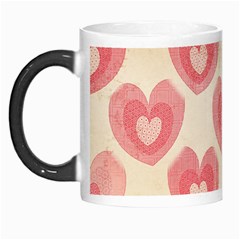 Pink Faded Hearts Morph Mugs by SpinnyChairDesigns