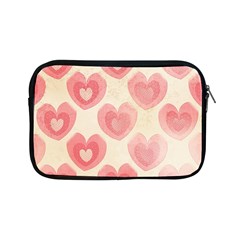 Pink Faded Hearts Apple Ipad Mini Zipper Cases by SpinnyChairDesigns