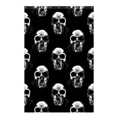 Black And White Skulls Shower Curtain 48  X 72  (small)  by SpinnyChairDesigns