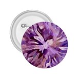 Plum Purple Abstract Floral Pattern 2.25  Buttons Front