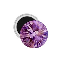 Plum Purple Abstract Floral Pattern 1 75  Magnets by SpinnyChairDesigns