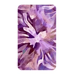 Plum Purple Abstract Floral Pattern Memory Card Reader (rectangular) by SpinnyChairDesigns