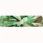 Green Brown Abstract Floral Pattern Large Bar Mats 32 x8.5  Bar Mat