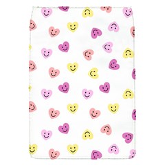 Cute Colorful Smiling Hearts Pattern Removable Flap Cover (s) by SpinnyChairDesigns