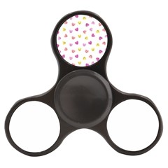 Cute Colorful Smiling Hearts Pattern Finger Spinner by SpinnyChairDesigns