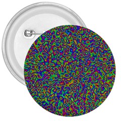 Abstract Rainbow Marble Camouflage 3  Buttons by SpinnyChairDesigns