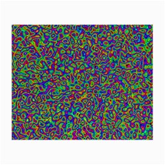 Abstract Rainbow Marble Camouflage Small Glasses Cloth (2 Sides) by SpinnyChairDesigns