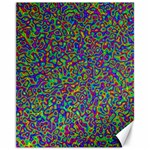 Abstract Rainbow Marble Camouflage Canvas 11  x 14  10.95 x13.48  Canvas - 1