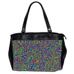 Abstract Rainbow Marble Camouflage Oversize Office Handbag (2 Sides) Front