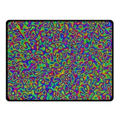 Abstract Rainbow Marble Camouflage Fleece Blanket (small) by SpinnyChairDesigns