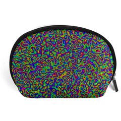 Abstract Rainbow Marble Camouflage Accessory Pouch (large) by SpinnyChairDesigns